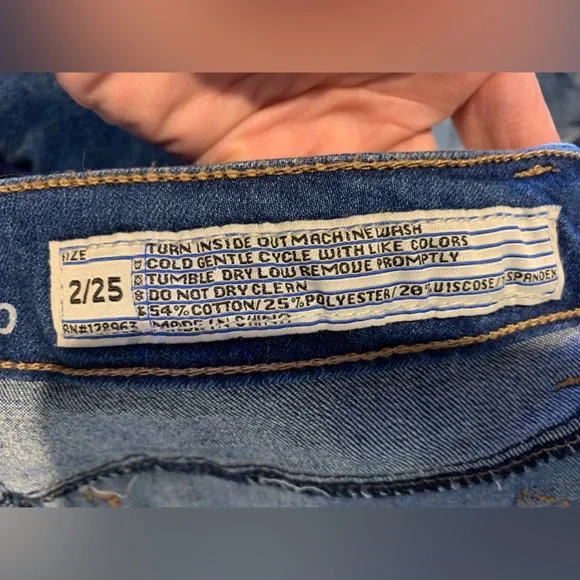 Rocks & Indigo Women’s Embellished Denim Jeans with Patches size 2/25 - Picture 4 of 10